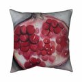 Begin Home Decor 26 x 26 in. Open Pomegranate-Double Sided Print Indoor Pillow 5541-2626-GA102